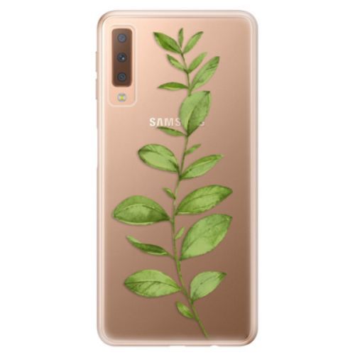 Odolné silikónové puzdro iSaprio - Green Plant 01 - Samsung Galaxy A7 (2018)