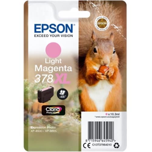Epson Singlepack Light Magenta 378 XL C13T37964010