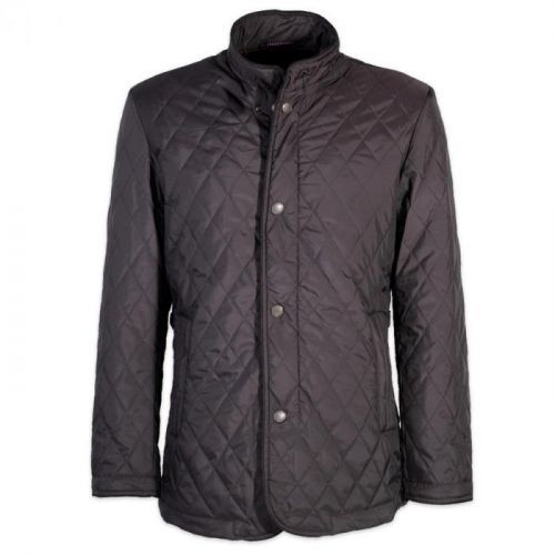 Pánska prešívaná bunda (výška 176-182) 6868 v antracitové farbe