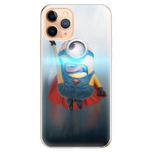 Odolné silikónové puzdro iSaprio - Mimons Superman 02 - iPhone 11 Pro