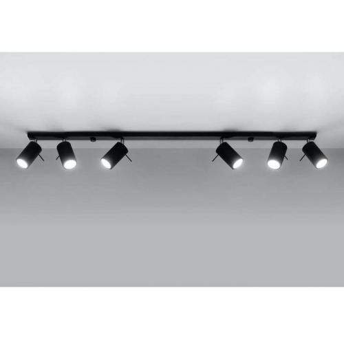 Stropná Lampa Oregon 6L BLACK A-334