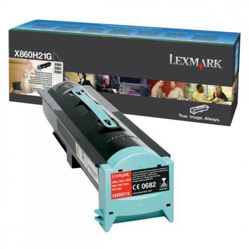 Lexmark originál toner X860H21G, black, 35000str., Lexmark X860, 862, 864