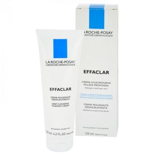 La Roche-Posay Effaclar čistiaci penivý krém pre problematickú pleť, akné 125 ml