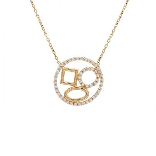 Zlatý náhrdelník ENFYS