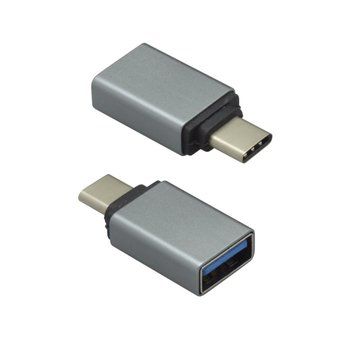 Metal OTG adaptér USB-C /USB čierny