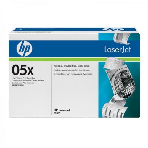 HP originál toner CE505X, black, 6500str., HP 05X, high capacity, HP LaserJet P2055