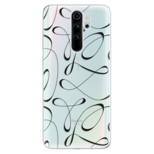 Odolné silikónové puzdro iSaprio - Fancy - black - Xiaomi Redmi Note 8 Pro