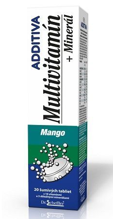 ADDITIVA MULTIVITAMÍN + Minerál, Mango tbl eff 20 ks