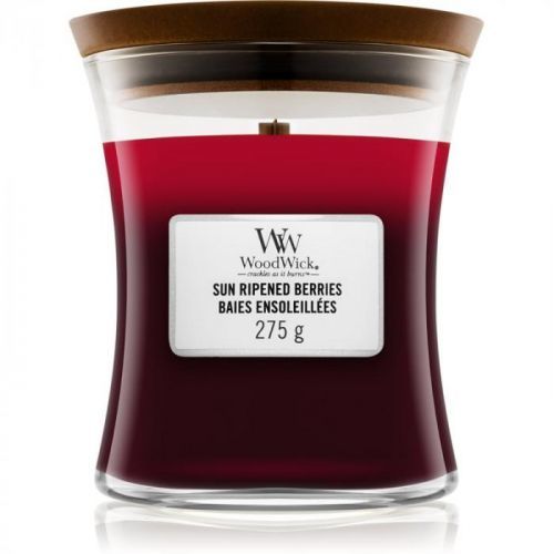 Woodwick Trilogy Sun Ripened Berries vonná sviečka s dreveným knotom 275 g