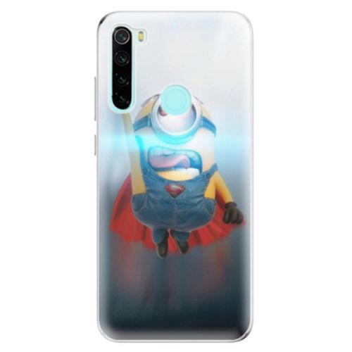 Odolné silikónové puzdro iSaprio - Mimons Superman 02 - Xiaomi Redmi Note 8