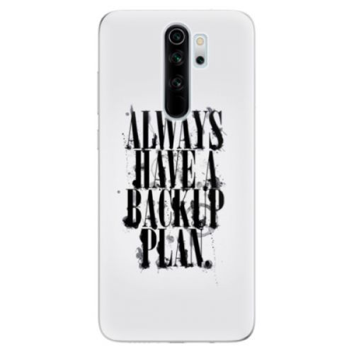 Odolné silikónové puzdro iSaprio - Backup Plan - Xiaomi Redmi Note 8 Pro