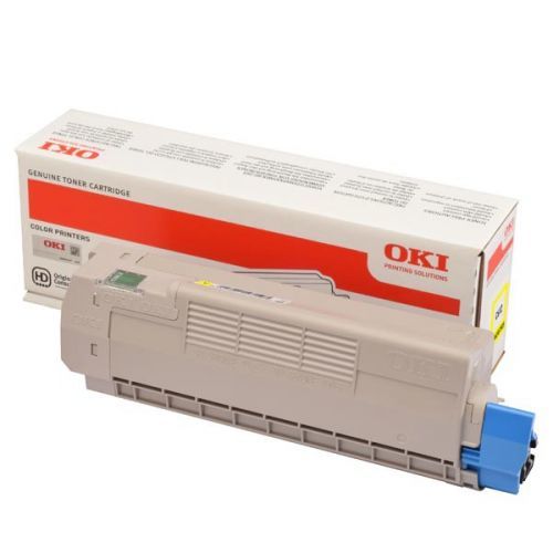 OKI originál toner 46507505, yellow, 6000str., OKI C612