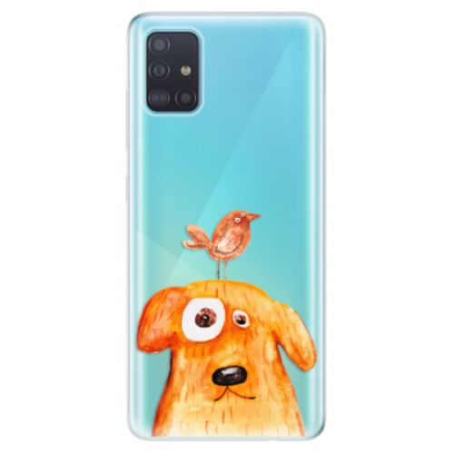 Odolné silikónové puzdro iSaprio - Dog And Bird - Samsung Galaxy A51