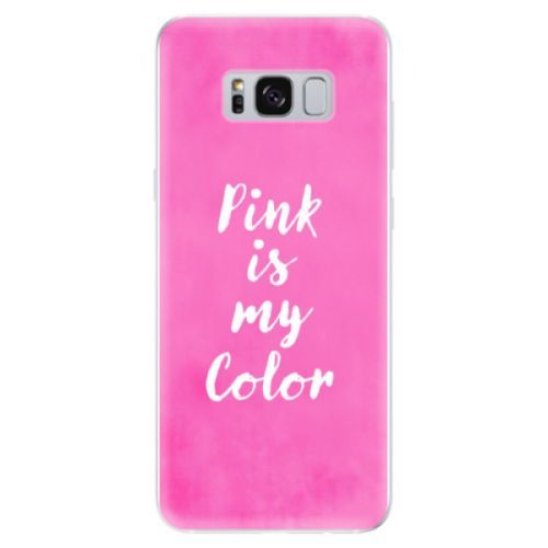 Odolné silikónové puzdro iSaprio - Pink is my color - Samsung Galaxy S8