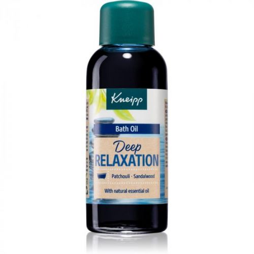 Kneipp Deep Relaxation Patchouli & Sandalwood olej do kúpeľa 100 ml