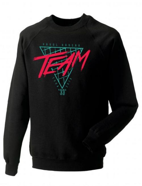 TEAM - Crewneck Retro Classic - Unisex, Čierna, XS