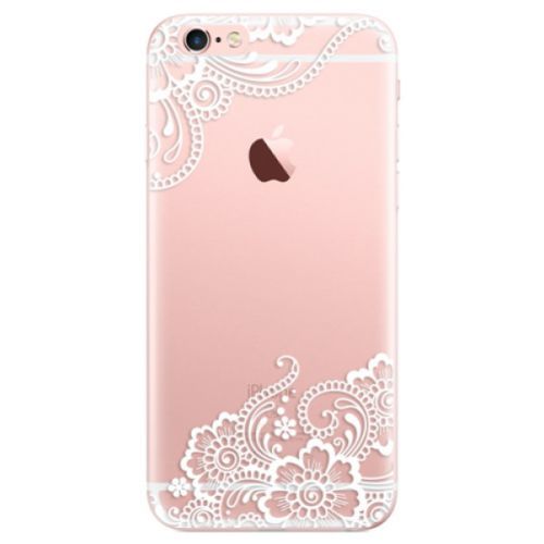 Odolné silikónové puzdro iSaprio - White Lace 02 - iPhone 6 Plus/6S Plus