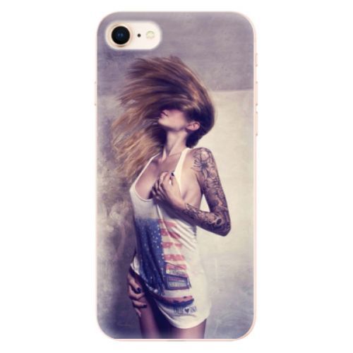 Odolné silikónové puzdro iSaprio - Girl 01 - iPhone 8