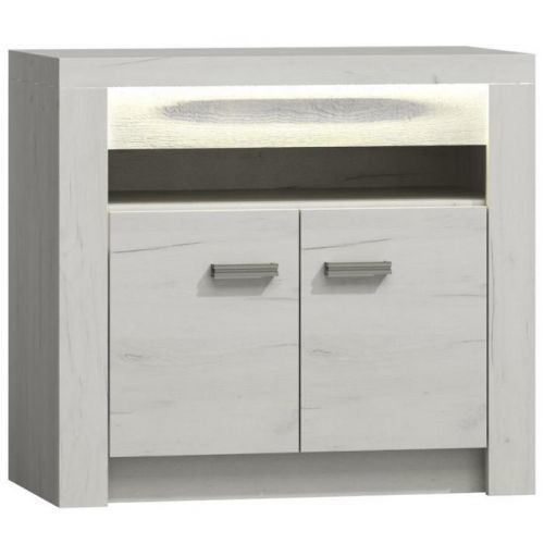 TV stolík Indianapolis I10 kraft biela