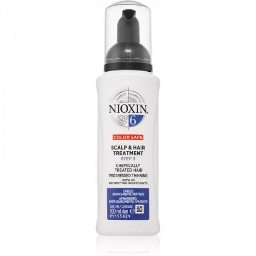 Nioxin System 6 starostlivosť o pokožku hlavy pre chemicky ošterené vlasy 100 ml