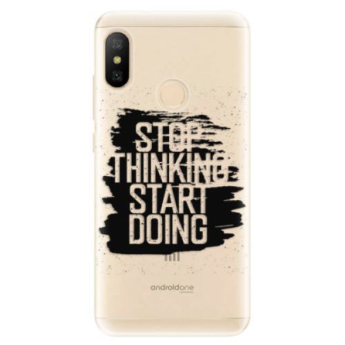Odolné silikónové puzdro iSaprio - Start Doing - black - Xiaomi Mi A2 Lite
