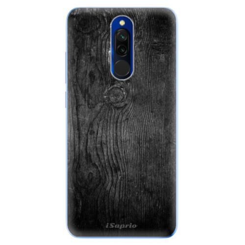 Odolné silikónové puzdro iSaprio - Black Wood 13 - Xiaomi Redmi 8