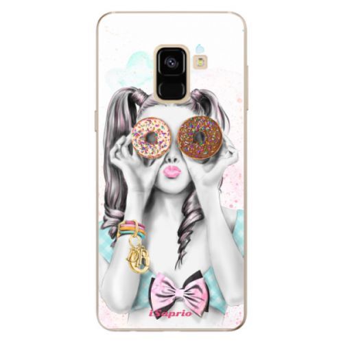 Odolné silikónové puzdro iSaprio - Donuts 10 - Samsung Galaxy A8 2018