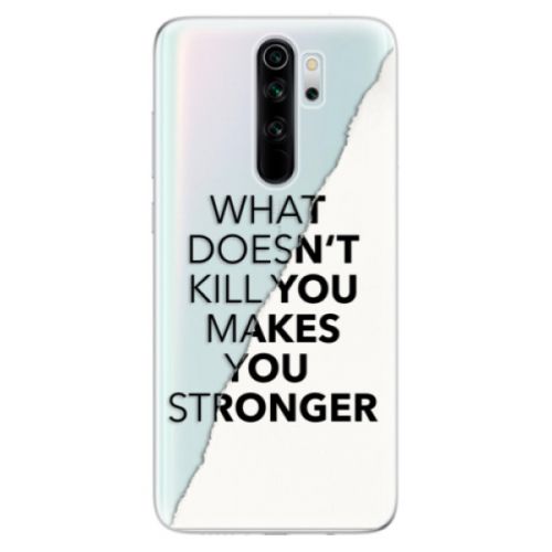 Odolné silikónové puzdro iSaprio - Makes You Stronger - Xiaomi Redmi Note 8 Pro