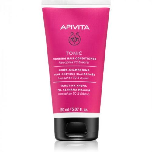 Apivita Holistic Hair Care Hippophae TC & Laurel tonizujúci kondicionér pre jemné alebo rednúce vlasy 150 ml