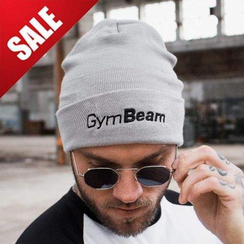 GymBeam Zimná čiapka Beanie Grey  uni