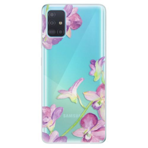 Odolné silikónové puzdro iSaprio - Purple Orchid - Samsung Galaxy A51