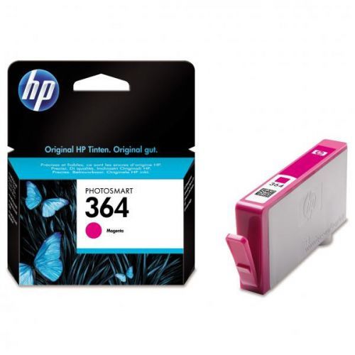 HP originál ink CB319EE, HP 364, magenta, 300str., HP Photosmart B8550, C5380, D5460