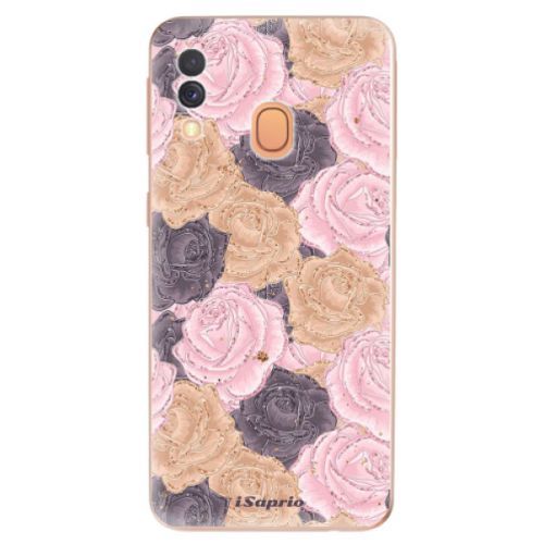 Odolné silikónové puzdro iSaprio - Roses 03 - Samsung Galaxy A40