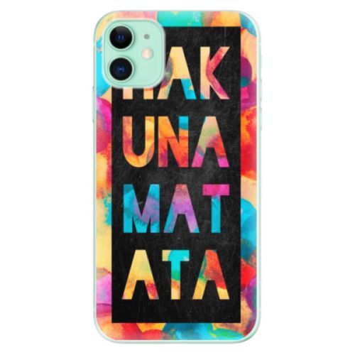 Odolné silikónové puzdro iSaprio - Hakuna Matata 01 - iPhone 11