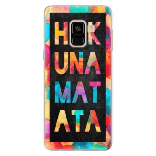 Odolné silikónové puzdro iSaprio - Hakuna Matata 01 - Samsung Galaxy A8 2018
