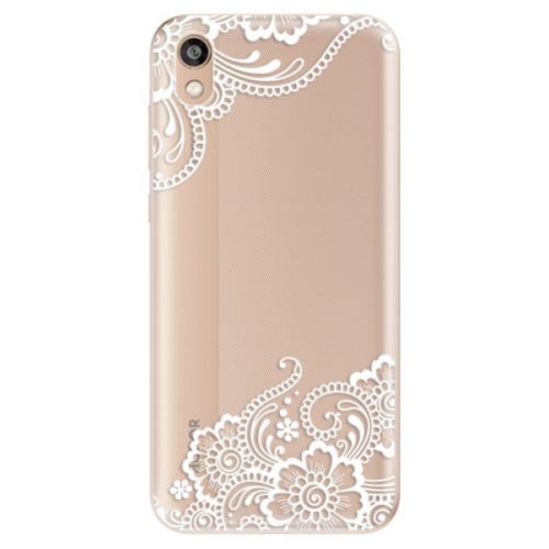 Odolné silikónové puzdro iSaprio - White Lace 02 - Huawei Honor 8S