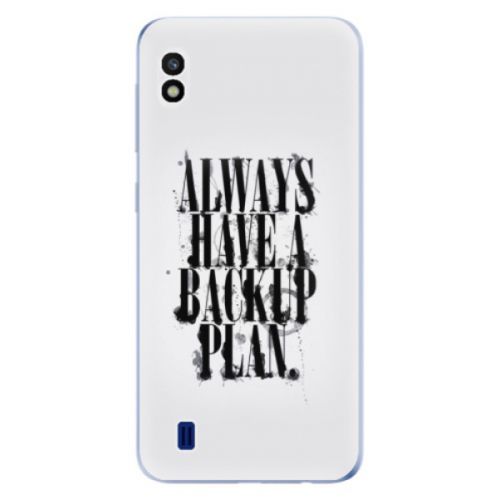 Odolné silikónové puzdro iSaprio - Backup Plan - Samsung Galaxy A10