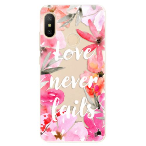 Odolné silikónové puzdro iSaprio - Love Never Fails - Xiaomi Mi A2 Lite