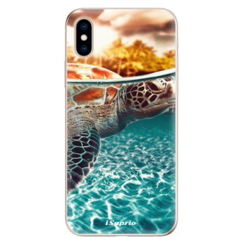 Odolné silikónové puzdro iSaprio - Turtle 01 - iPhone XS