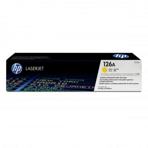 HP originál toner CE312A, yellow, 1000str., HP 126A, HP LaserJet Pro CP1025, 1025nw, MFP M175