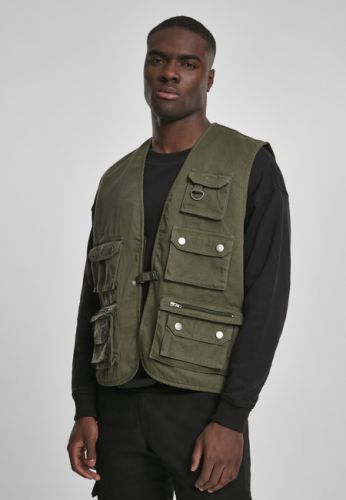 Urban Classics Worker Vest darkolive - M