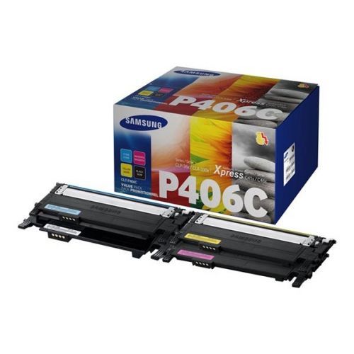 HP originál toner SU375A, CLT-P406C, CMYK, 1500, 3*1000str., P406C, 4 pack typ Samsung CLP-360, CLP-365, CLX-3300, 3305, Xpress C-