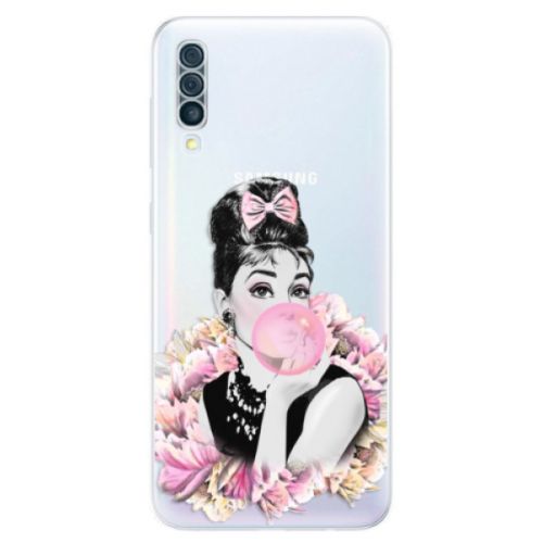 Odolné silikónové puzdro iSaprio - Pink Bubble - Samsung Galaxy A50