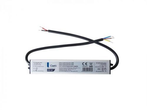 Zdroj spínaný pre LED 12V/ 20W Geti LPV-20