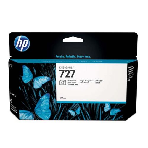 HP originál ink B3P23A, HP 727, photo black, 130ml, HP DesignJet T1500, T2500, T920