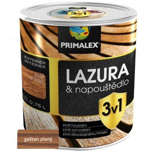 Primalex Lazura 3v1 Gastan Plany 0,75l