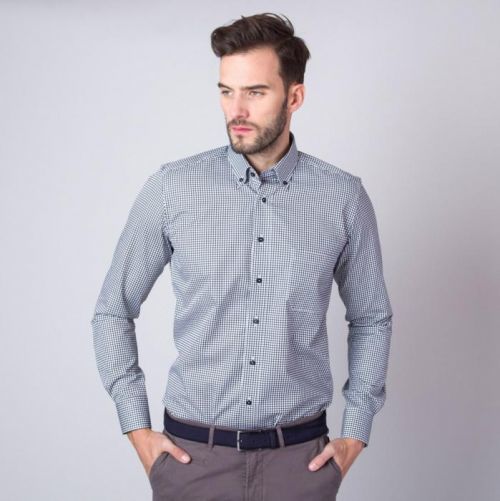 Košeľa London s kockovaným vzorom (výška 176 - 182) 10583