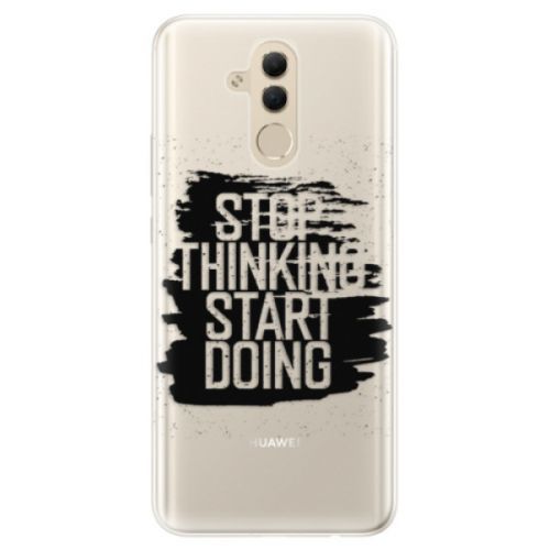Silikónové puzdro iSaprio - Start Doing - black - Huawei Mate 20 Lite