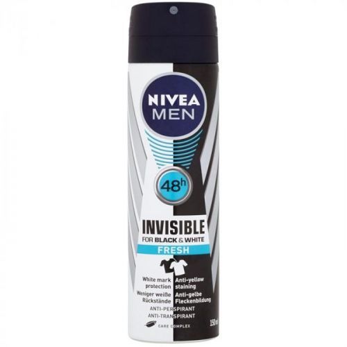 Nivea Men Invisible Black & White antiperspirant v spreji Fresh 150 ml