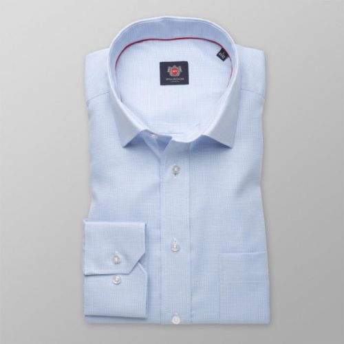 Pánska klasická košeľa London (výška 198-204) 8320 v modré farbe